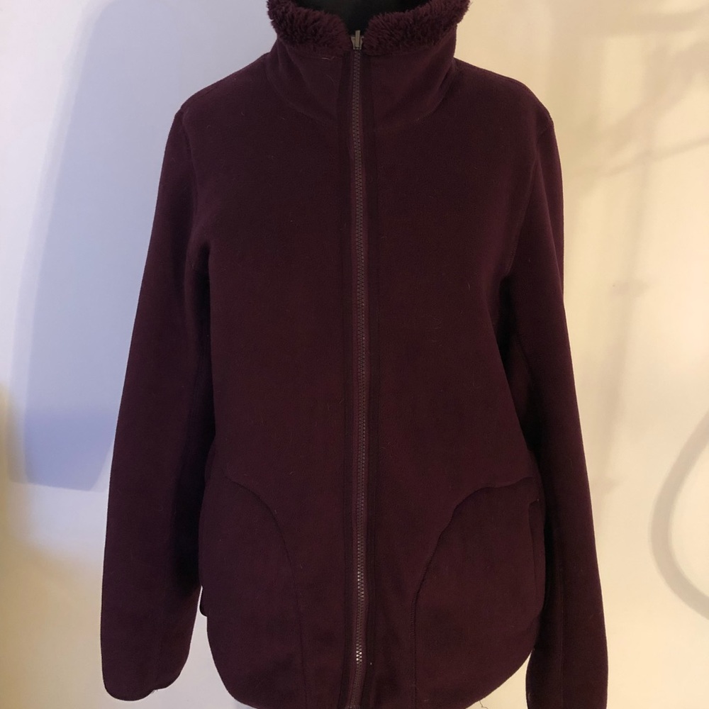 Burgundy jacket